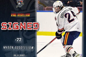 King Signs Barrie Colts Draft Pick Mason Goodfellow